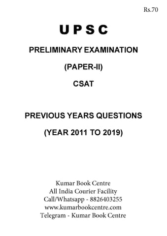 Rau's IAS UPSC PT (Paper 2) Previous Year Questions (2010-19)