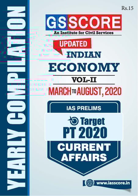 GS Score Target PT 2020 Yearly Compilation - Indian Economy 2 - [PRINTED]