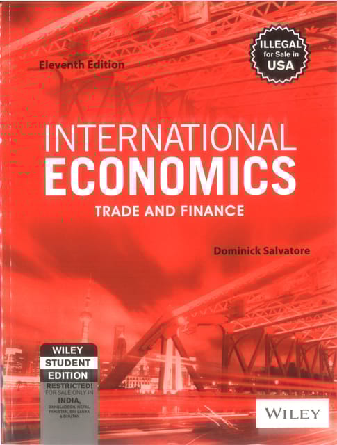 International Economics Trade And Finance By Dominick Salvatore