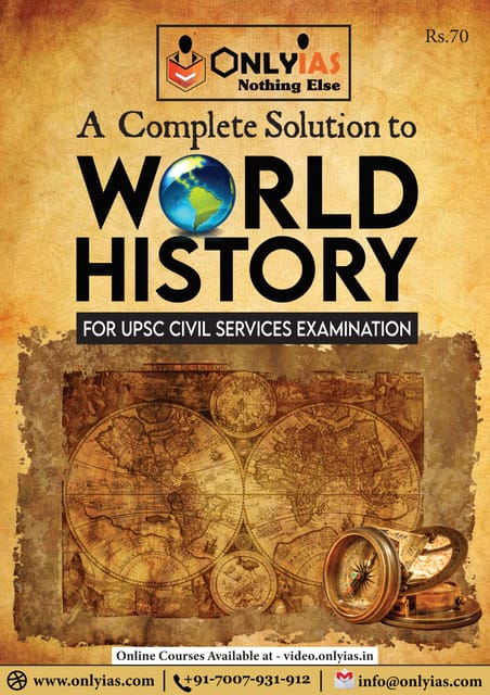 Only IAS Printed Notes - World History - [PRINTED]