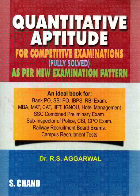 Quqntitative Aptitude By Dr.R.S.Agrawal