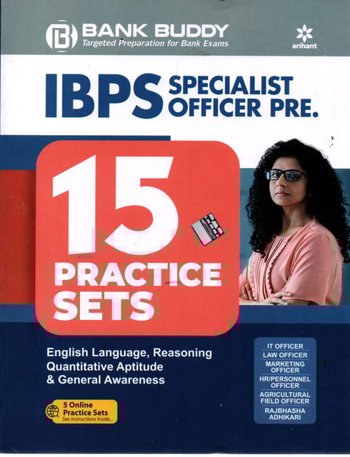 IBPS Specialist Officer Pre. 15 Practice Sets