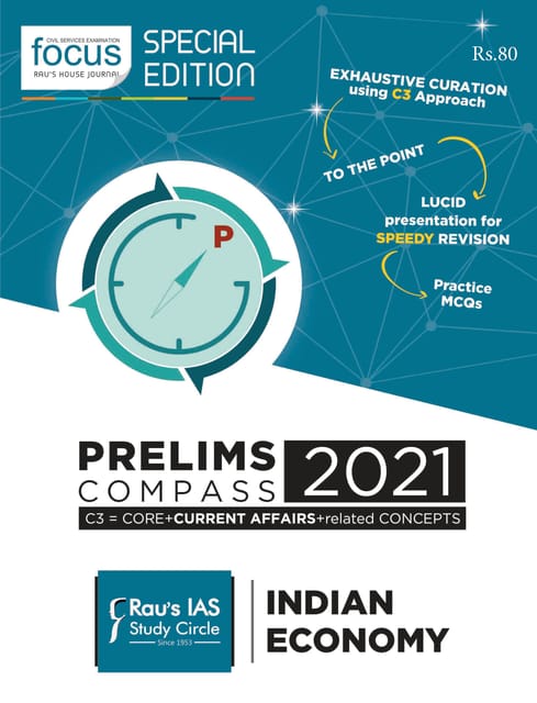 Rau's IAS Prelims Compass 2021 - Indian Economy - [PRINTED]