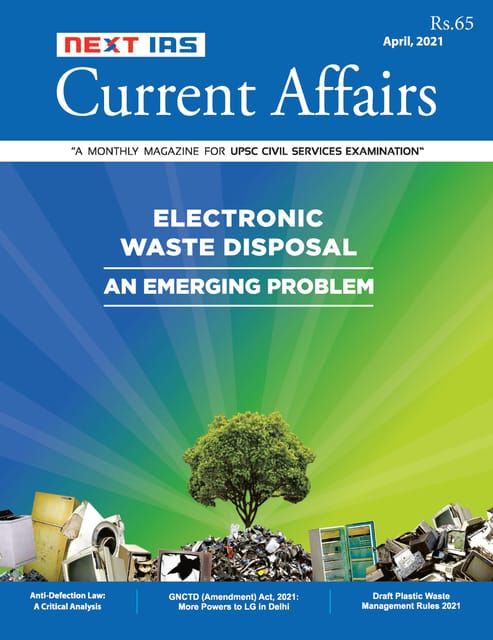 Next IAS Monthly Current Affairs - April 2021 - [PRINTED]