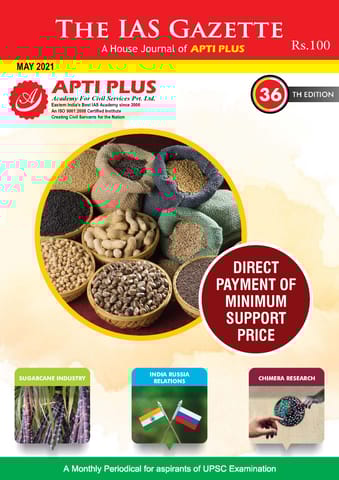 Apti Plus IAS Gyan IAS Gazette - May 2021 - [B/W PRINTOUT]