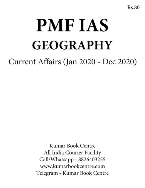 Geography Current Affairs Compilation (Jan 2020 - Dec 2020) - PMF IAS - [B/W PRINTOUT]