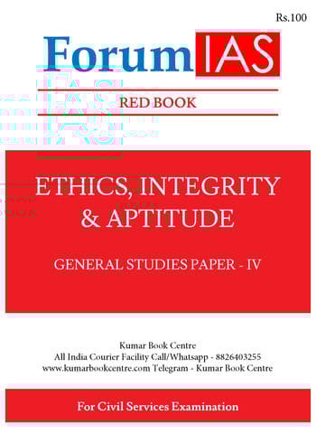 Forum IAS Red Book - GS 4 Ethics, Integrity & Aptitude - [B/W PRINTOUT]