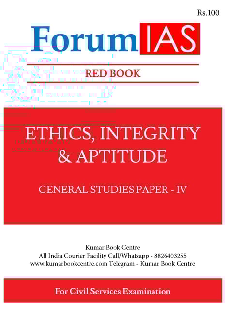 Forum IAS Red Book - GS 4 Ethics, Integrity & Aptitude - [B/W PRINTOUT]