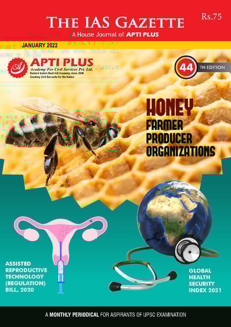 Apti Plus IAS Gyan IAS Gazette - January 2022 - [B/W PRINTOUT]