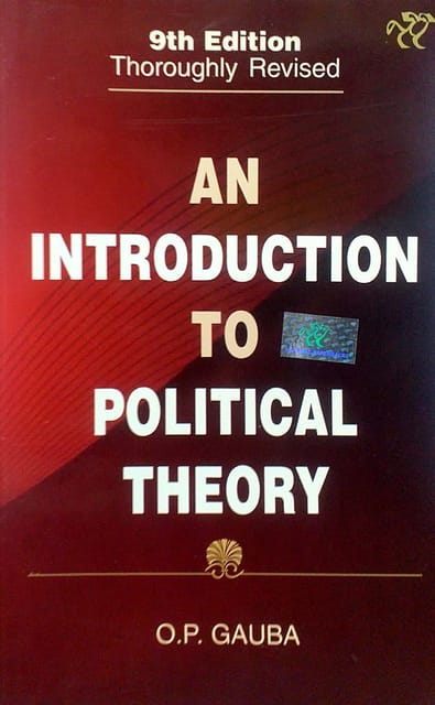 An Introduction To Political Theory By OP Gauba