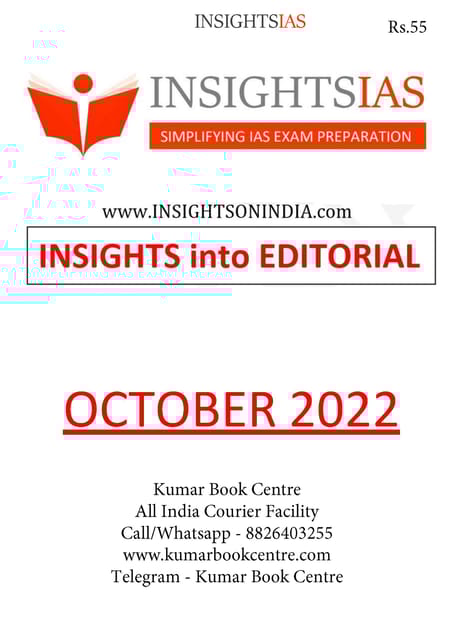 October 2022 - Insights on India Editorial - [B/W PRINTOUT]