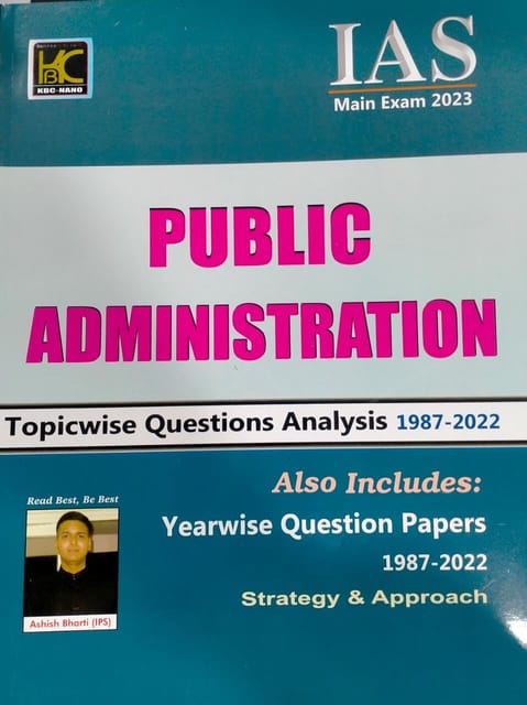 UPSC Mains 2023 Public Administration 2 in 1 Topicwise Trend Analysis (1987-2022)
