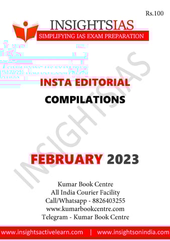 February 2023 - Insights on India Editorial - [B/W PRINTOUT]