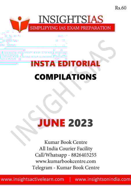 June 2023 - Insights on India Editorial - [B/W PRINTOUT]