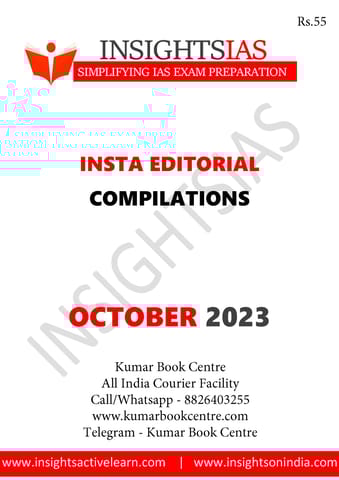 October 2023 - Insights on India Editorial - [B/W PRINTOUT]