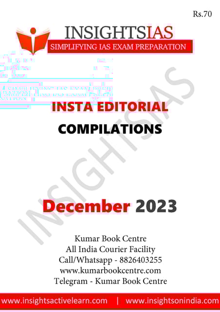 December 2023 - Insights on India Editorial - [B/W PRINTOUT]
