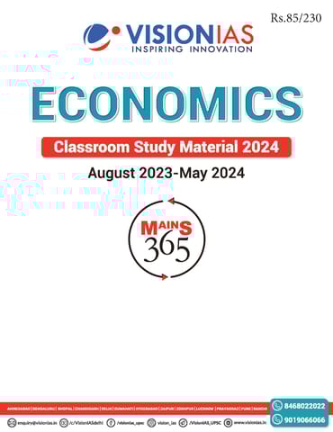 Economics - Vision IAS Mains 365 2024 - [B/W PRINTOUT]
