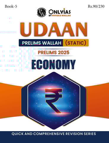 Economy - Only IAS Udaan (Static) 2025 - [B/W PRINTOUT]