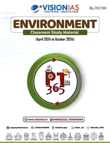 Environment - Vision IAS PT 365 2025 - [B/W PRINTOUT]