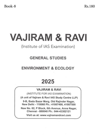 Environment & Ecology - General Studies GS Printed Notes Yellow Book 2025 - Vajiram & Ravi - [B/W PRINTOUT]
