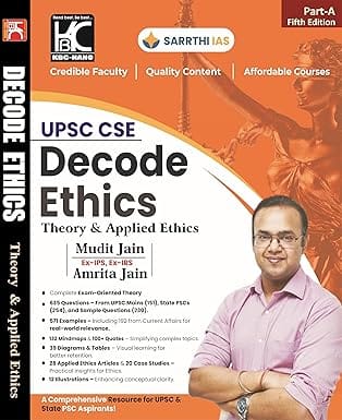 (Set of 2 Booklets) Decode Ethics | Mudit Jain | 5th Edition