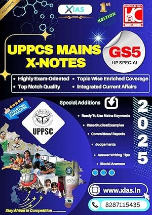 UPPCS Mains X-Notes 2025 (GS 5 UP Special) | X IAS | KBC Nano (25-015)