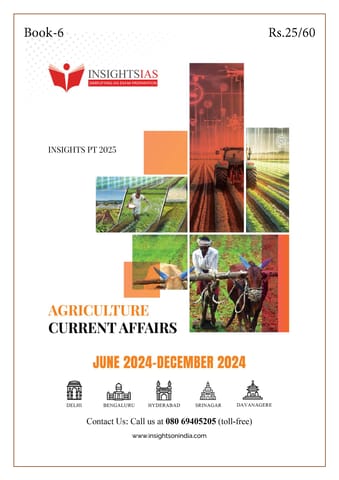 Agriculture - Insights on India PT Exclusive 2025 - [B/W PRINTOUT]