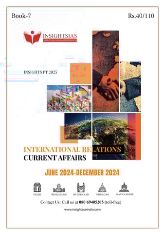 International Relations - Insights on India PT Exclusive 2025 - [B/W PRINTOUT]