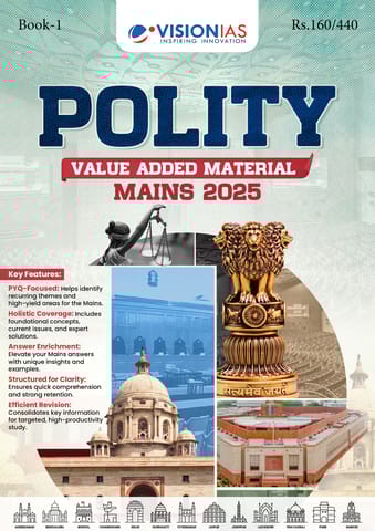 Polity - Vision IAS Value Added Material (Mains 2025) - [B/W PRINTOUT]