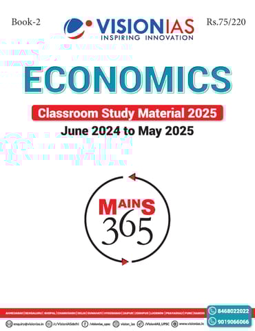 Economics - Vision IAS Mains 365 2025 - [B/W PRINTOUT]