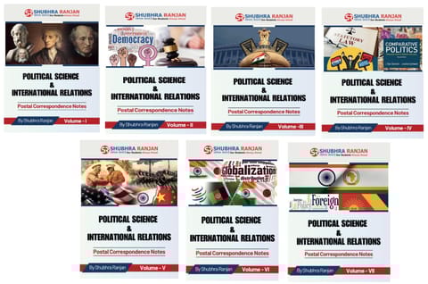 (Set of 7 Booklets) Shubhra Ranjan Postal Correspondence Notes 2025 (Original Books)