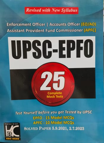 UPSC EPFO 25 COMPLETE MOCK TEST
