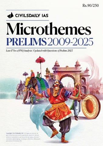 Microthemes (GS Prelims 2009-2025) - Civilsdaily IAS - [B/W PRINTOUT]