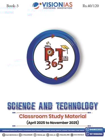Science & Technology - Vision IAS PT 365 2026 - [B/W PRINTOUT]