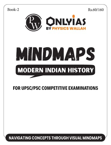 Modern Indian History - Only IAS Mindmaps 2026 - [B/W PRINTOUT]