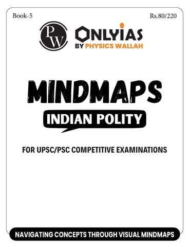 Indian Polity - Only IAS Mindmaps 2026 - [B/W PRINTOUT]