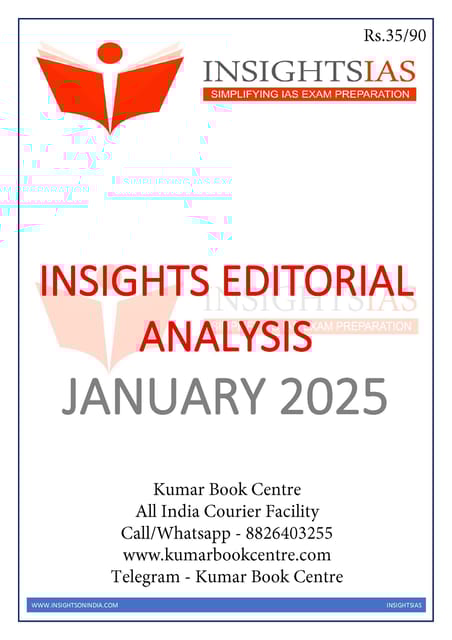 January 2025 - Insights on India Editorial - [B/W PRINTOUT]