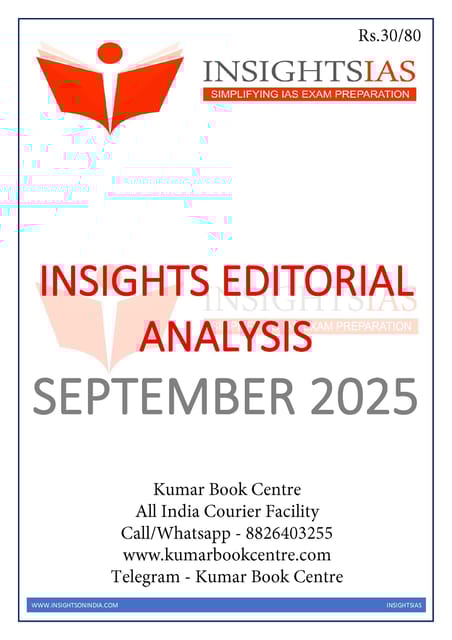 September 2025 - Insights on India Editorial - [B/W PRINTOUT]