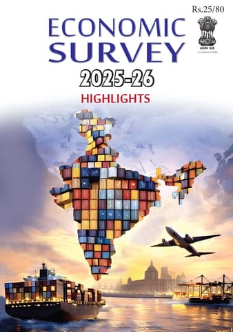 Economic Survey 2025-26 (Highlights) - [B/W PRINTOUT]