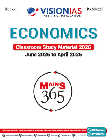 Economics - Vision IAS Mains 365 2026 - [B/W PRINTOUT]