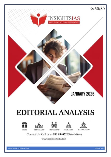 January 2026 - Insights on India Editorial - [B/W PRINTOUT]