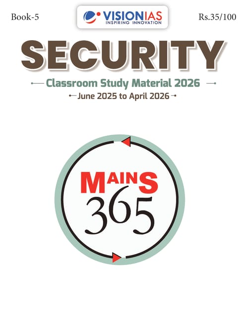 Security - Vision IAS Mains 365 2026 - [B/W PRINTOUT]