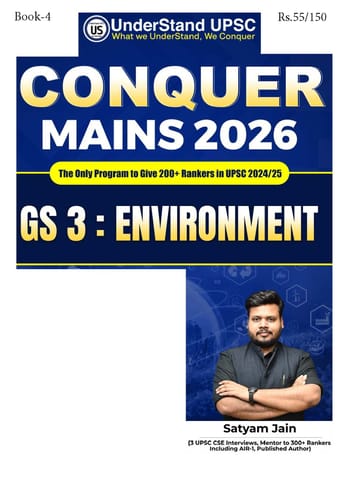 Environment (GS 3) - UnderStand UPSC Conquer Mains 2026 - Satyam Jain - [B/W PRINTOUT]