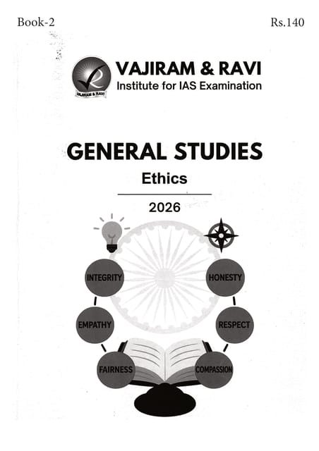 Ethics - General Studies GS Printed Notes Yellow Book 2026 - Vajiram & Ravi - [B/W PRINTOUT]