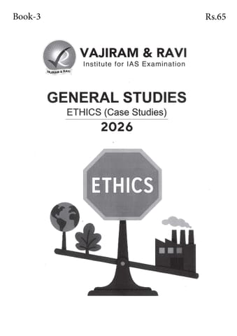 Ethics (Case Studies) - General Studies GS Printed Notes Yellow Book 2026 - Vajiram & Ravi - [B/W PRINTOUT]