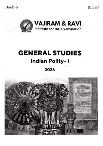 Indian Polity 1 - General Studies GS Printed Notes Yellow Book 2026 - Vajiram & Ravi - [B/W PRINTOUT]
