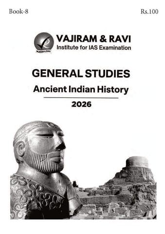 Ancient Indian History - General Studies GS Printed Notes Yellow Book 2026 - Vajiram & Ravi - [B/W PRINTOUT]