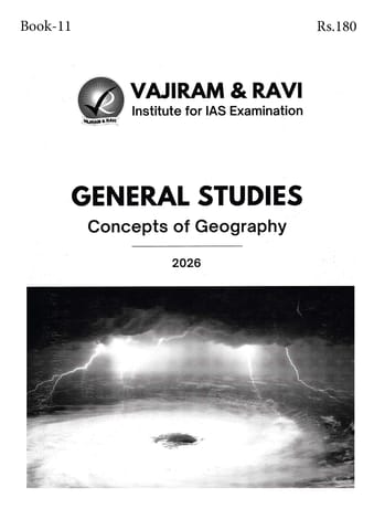 Concepts of Geography - General Studies GS Printed Notes Yellow Book 2026 - Vajiram & Ravi - [B/W PRINTOUT]
