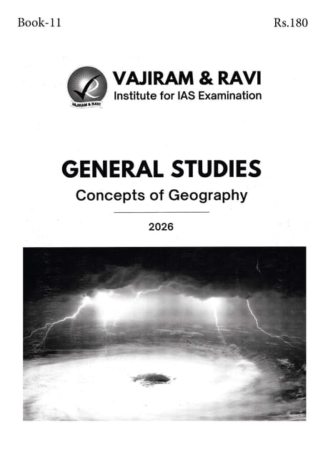 Concepts of Geography - General Studies GS Printed Notes Yellow Book 2026 - Vajiram & Ravi - [B/W PRINTOUT]
