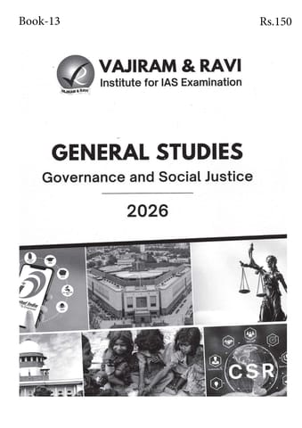 Governance & Social Justice - General Studies GS Printed Notes Yellow Book 2026 - Vajiram & Ravi - [B/W PRINTOUT]